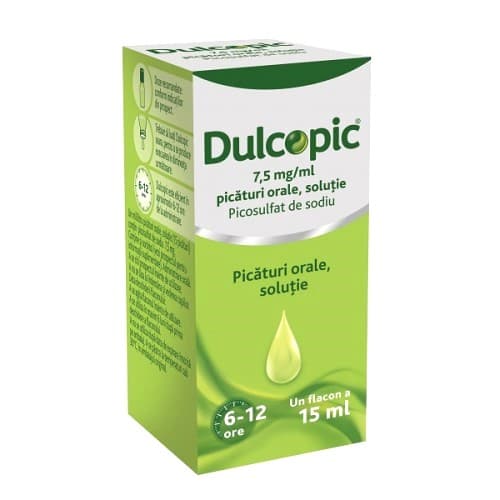 Dulcopic 7,5 mg/ml picaturi x 15 ml