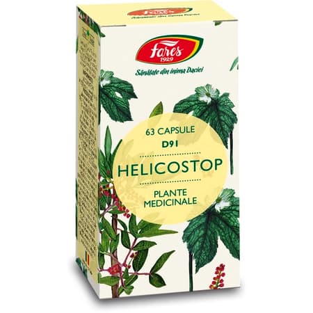 Helicostop 63 capsule, Fares