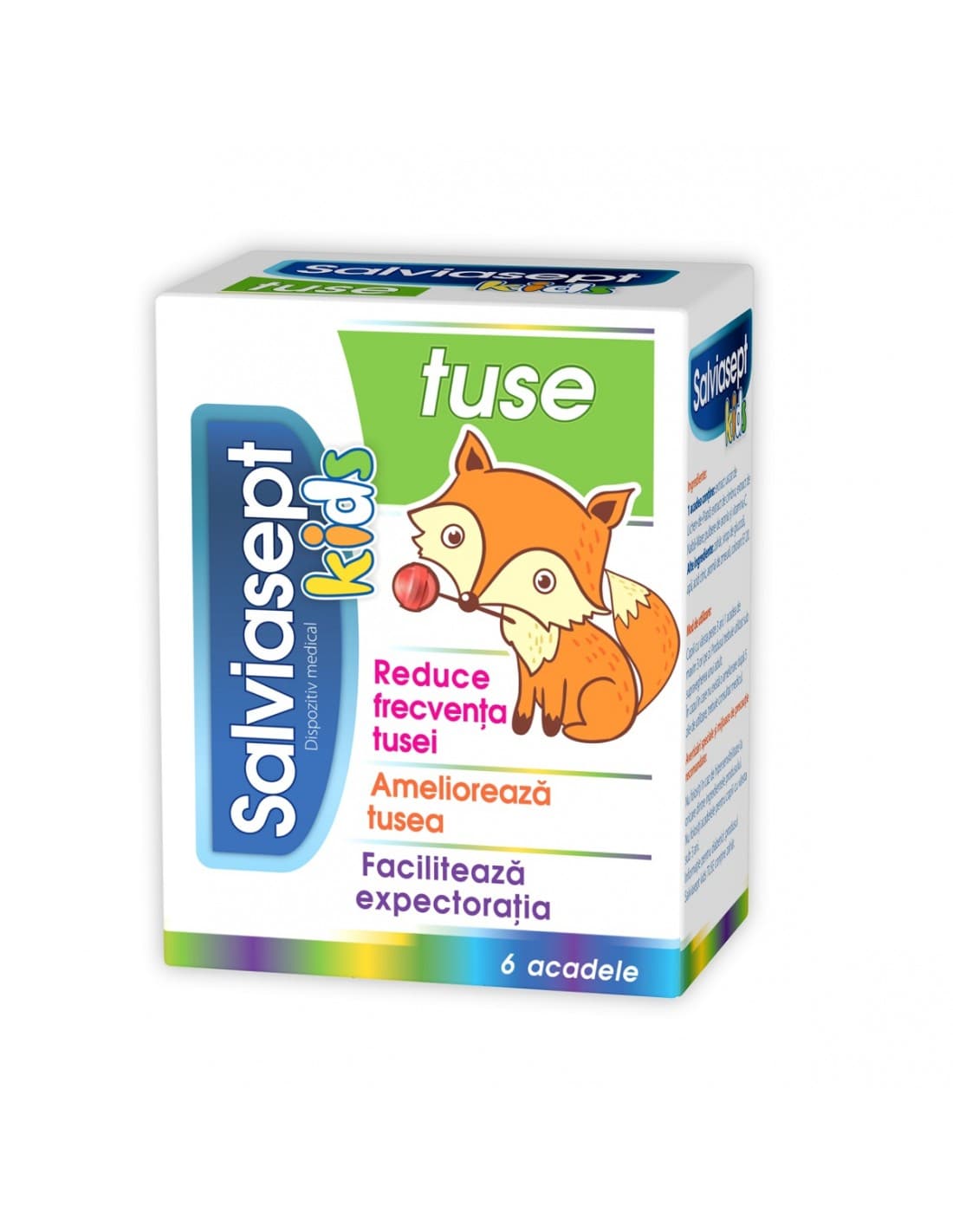 Salviasept Kids tuse acadele 6 buc., Zdrovit
