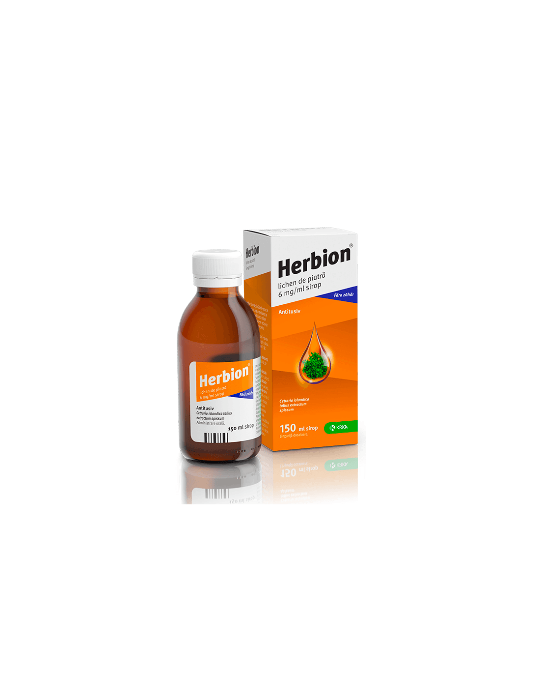 Herbion Sirop Lichen de piatra 6 mg/ml 150 ml Krka
