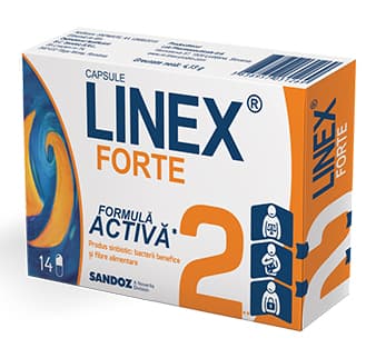 Linex Forte ,14 capsule Sandoz