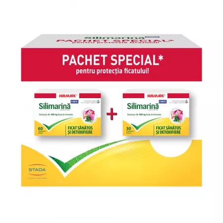 Silimarina Forte Pachet 60+30 compr. Walmark