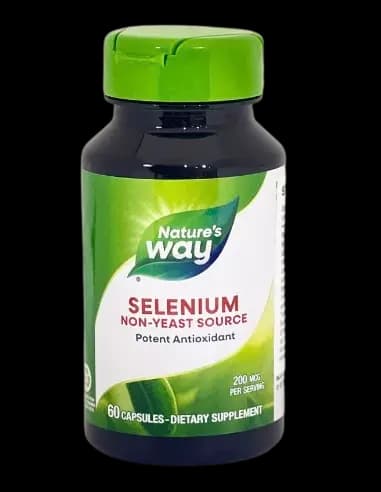 Selenium 200 mcg Nature's Way, 60 capsule, Secom
