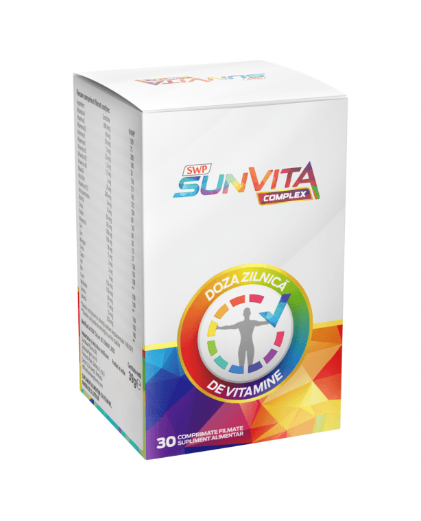 Sunvita Complex 30 cpr, Sun Wave Pharma