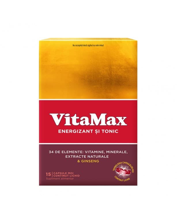 Vitamax, 15 capsule moi