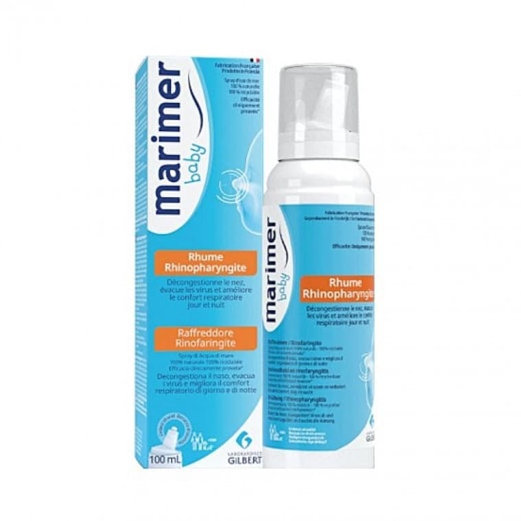 Marimer Baby Hipertonic Spray Raceala-Rinofaringita 100 ml