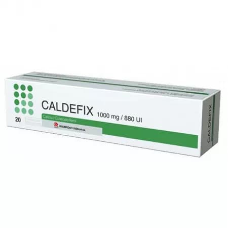 Caldefix 1000mg/880 UI 20 comprimate efervescente Recordati